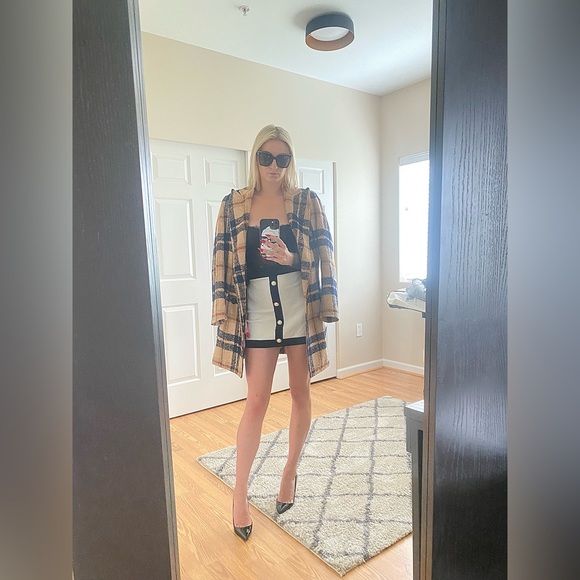 Burberry Style Tweed Takeshy Kurosawa Suit Jacket - Picture 4 of 16